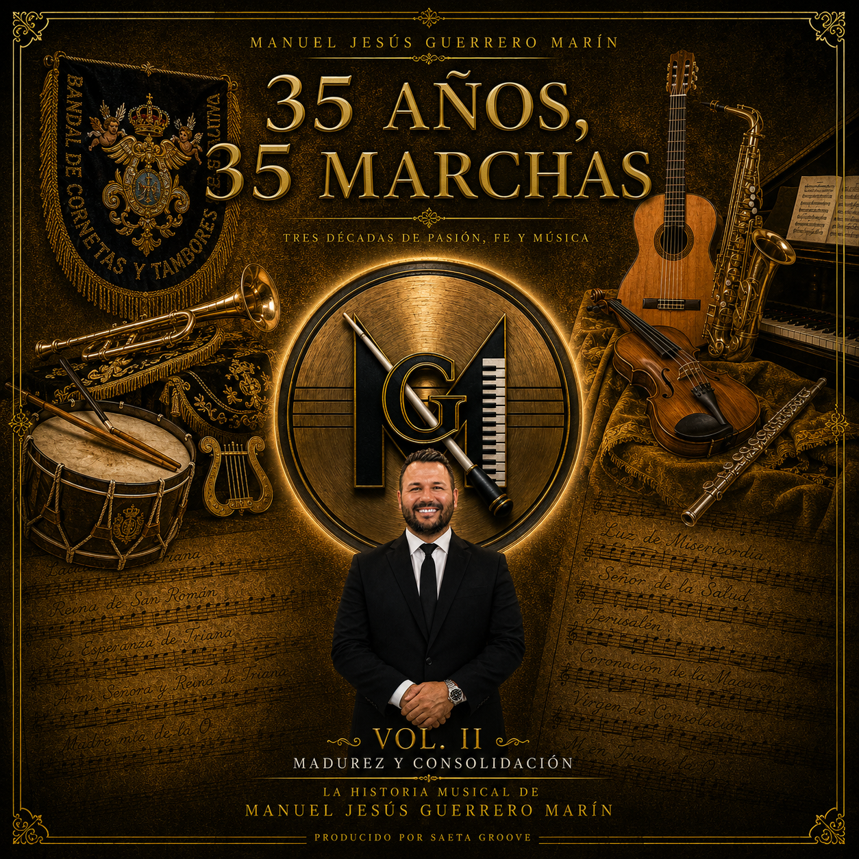 Carátula del disco 35 años, 35 marchas — Volumen II